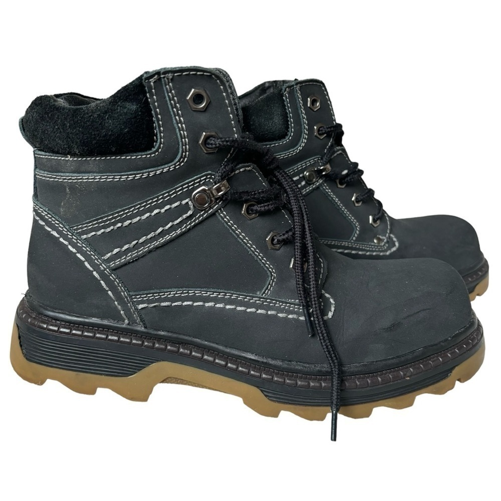 Troop Outdoors Men’s High Black Work Boots Size 9